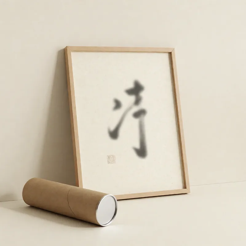 Custom Name Calligraphy Print — A3