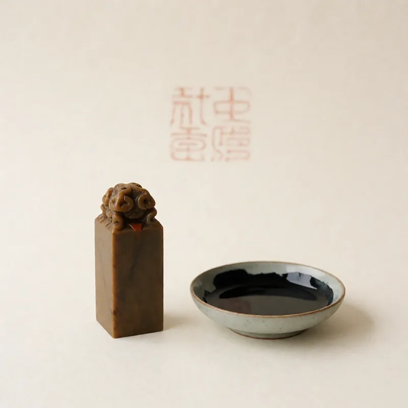 Hand-Carved Stone Seal